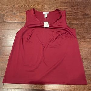 Catherine’s Maroon Shell Women Size 14/16 W New